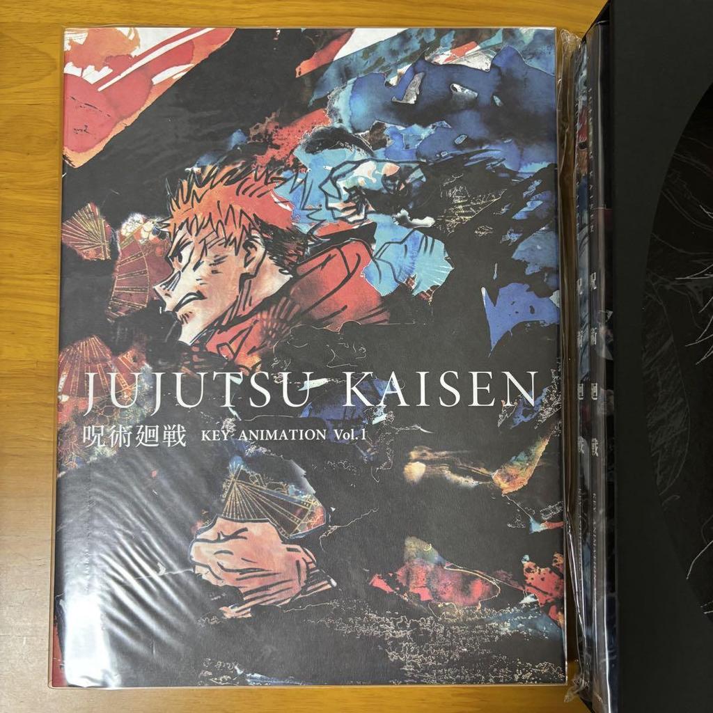 [USED] Jujutsu Kaisen KEY ANIMATION Original Art Book Set of 3 with Box
