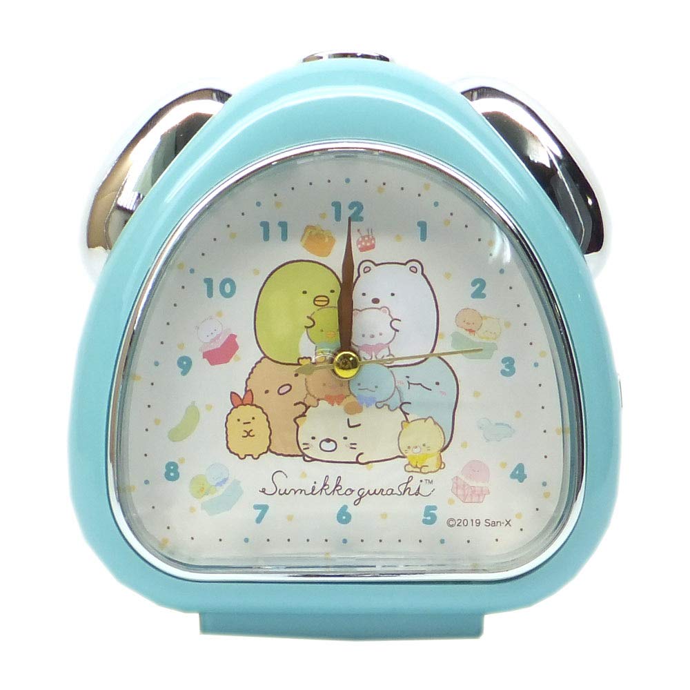 Factory Table Clock Onigiri Clock Sumikkogurashi Handmade Plush T s Toy/Blue SG-5520192BL