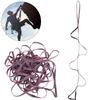 10M Nylon Purple Outdoor Mountain Deck Ladder Rope Step Sling Protective Belt for Hiking Sports Tool