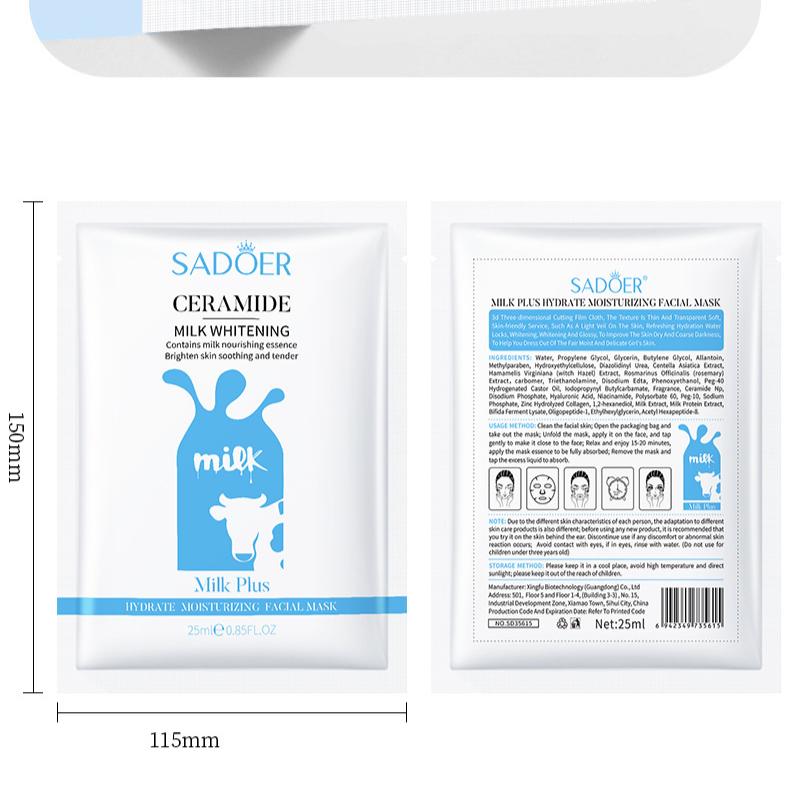 Milk Mask, Hydrating and Moisturizing Double Moisturizing Mask Patch