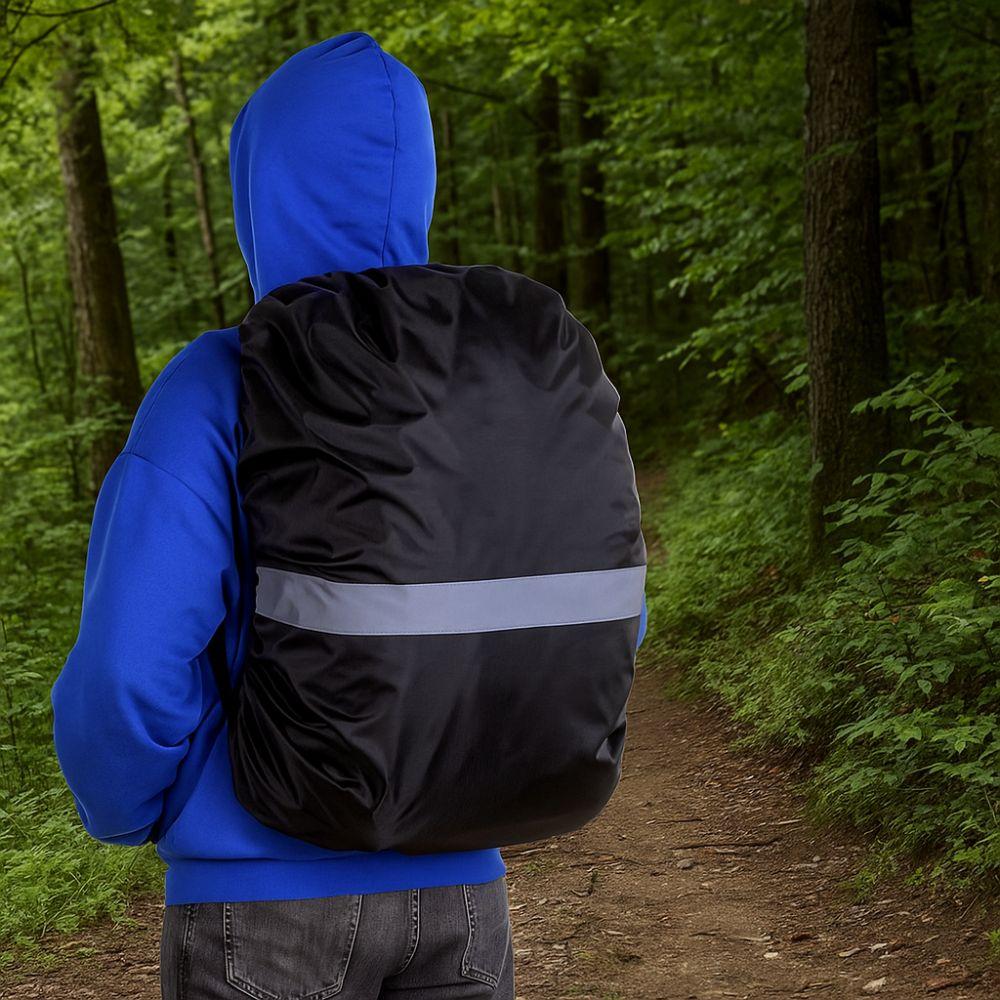 Oxford Cloth Reflective Rain Cover Adjustable Hiking Rain Cover Backpack Rain Cover Travel