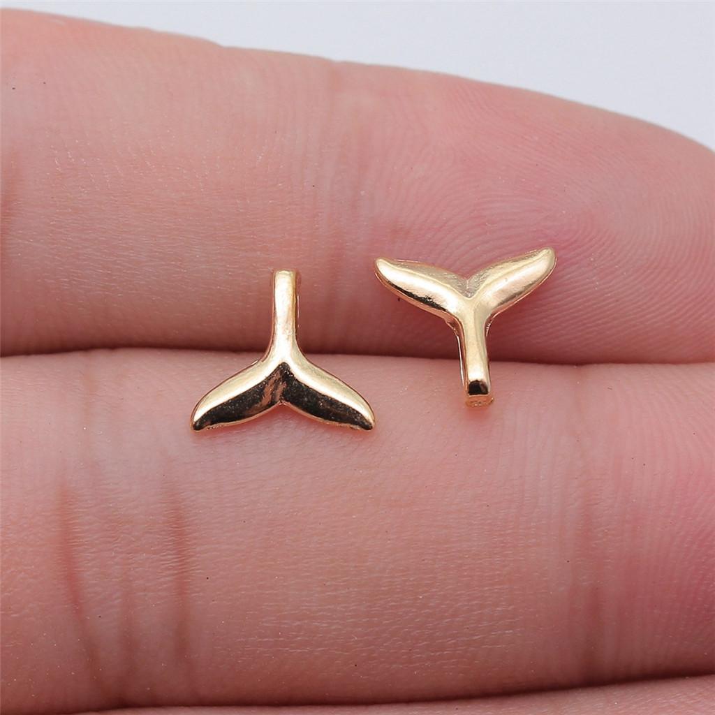

Dolphins Whales Tails Ocean Mammals Charm Antique Bronze Silver Zinc Alloy Jewelry Making Supplies Bracelet Charms A16-20pcs-10x10mm
