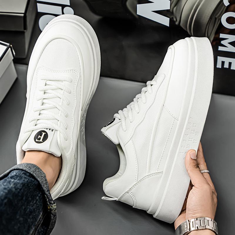 Men's Shoes Spring New Breathable White Shoes Sports Casual Shoes Men's Trendy Brand Niche Non-slip Wear-resistant Shoes