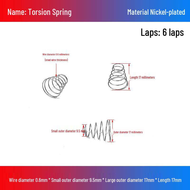 Stainless Steel Pagoda-Shaped Trapezoidal Compression Spring for Battery