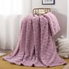 Soft Woolen Blanket for Bedding and Sofa, Warm Lamb Velvet Flannel Cover Blanket for Office, Air Conditioning Nap Quilt