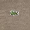 Lacoste Made In Japan Short Sleeve Polo Shirt 38 Ash Brown Fawn Women Used