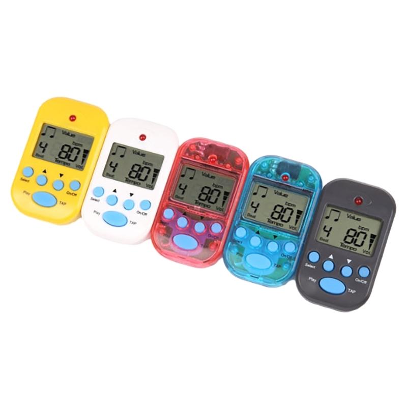 Mini Electronic Metronome Clip-On Pocket Metronome Professional Beat Machine