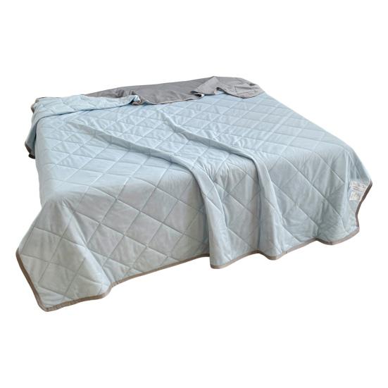 Summer Cooling Quilt for Hot Sleepers Light-weight Breathable Cooling Quilt Padded Summer Quilt for Bed Sofa Stay Cool from Night Sweats