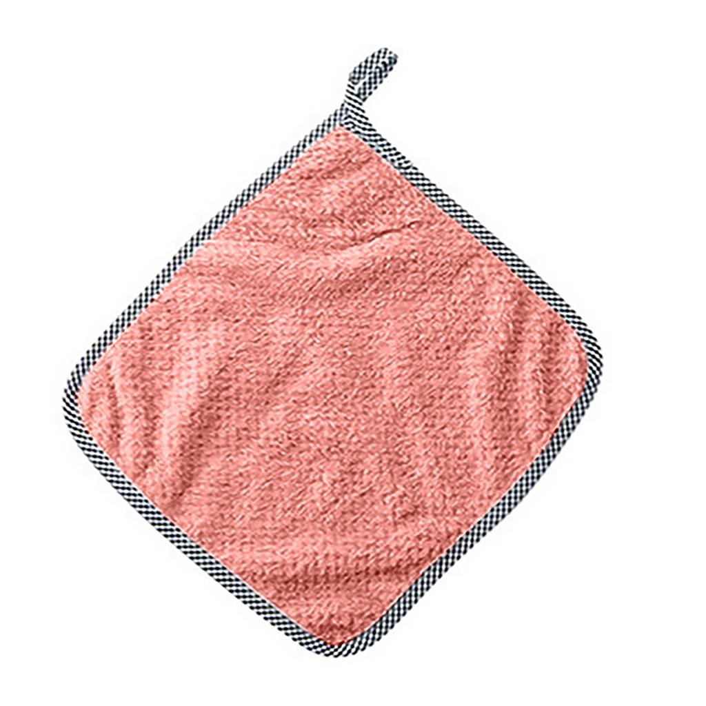 Nepřilnavé olejové korálové sametové závěsné utěrky na kuchyňské nádobí