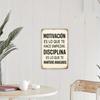 Motivational Metal Sign Vintage Kitchen Wall Decor