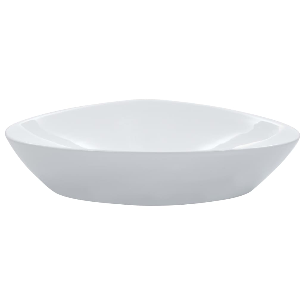 Wash Basin 58.5 X 39 X 14 Cm Ceramic White