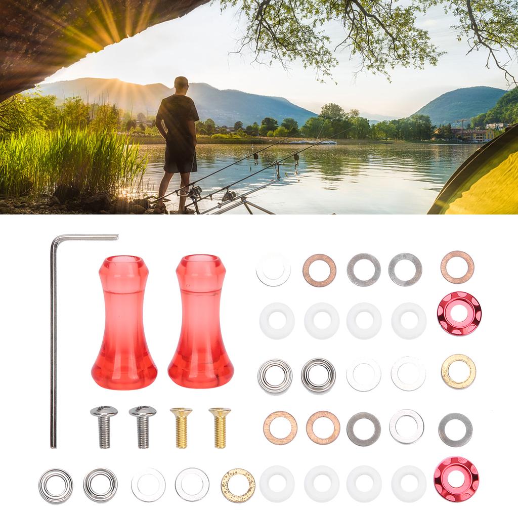 AMO Replacement Fishing Reel Handle Knob Plastic Handle Grip Fishing Accessories 27.6MM
