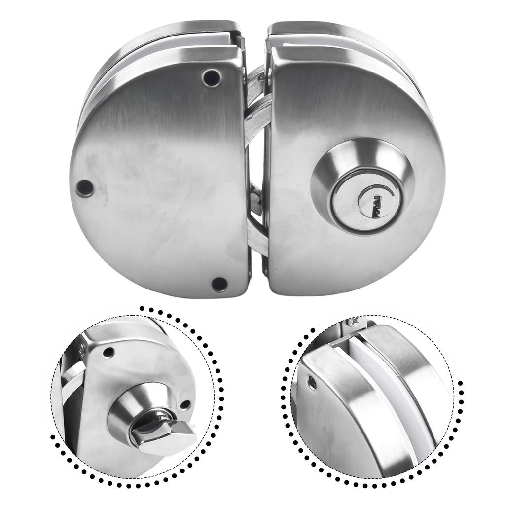 Zamek do drzwi szklanych w ramie ze stali nierdzewnej 304, centralny zamek do drzwi drewnianych ze stali nierdzewnej, zamek hakowy do drzwi przesuwnych pojedynczych i podwójnych