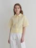 Laviolette Back Cutout Shirt (Lemon)