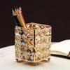 European Gold Crystal Makeup Brush Storage Tube
