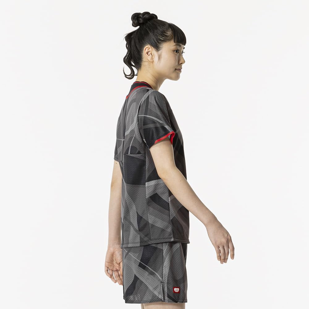 All Japan Table Tennis Game Short JTTA Table Tennis Size XL Women's Shirt, Sleeve, Certified, Women's Team, 82JAB700, Women's, Black,