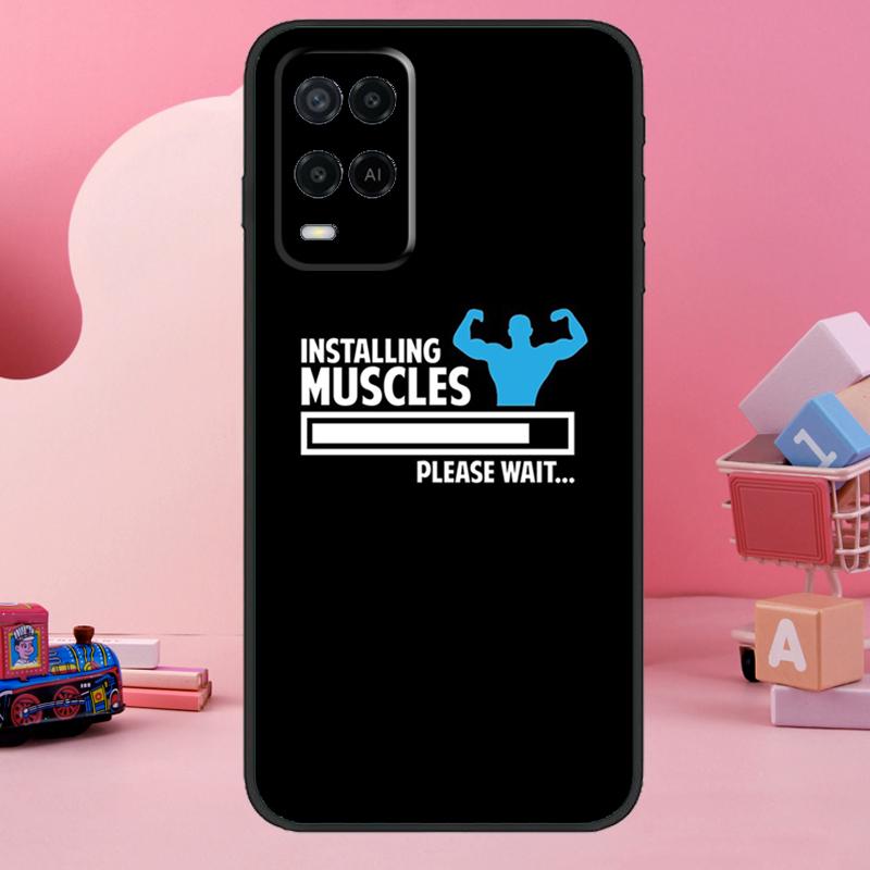 Bodybuilding Gym Fitness Quotes Case For Oppo A98 A78 A18 A38 A58 A60 A80 A40 A77 A57 A17 A74 A54 A94 A96 A76 A16 A15 A5 Pro