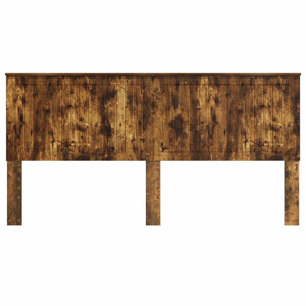 Headboard with Smoked Oak Finish 180 Cm Engineered Wood