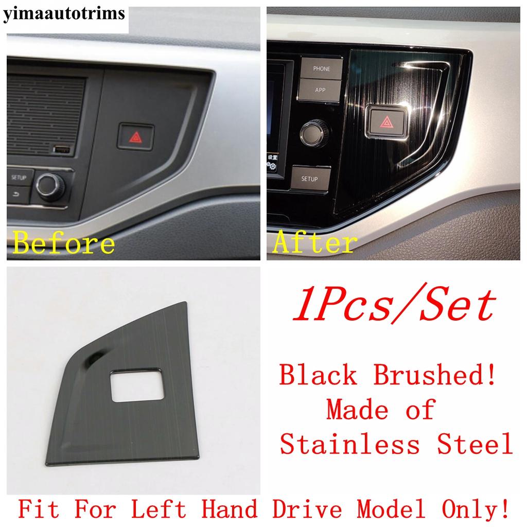 Head Lamp Button / Warning Light / Air AC Outlet Vent Cover Trim For VW Volkswagen Polo  -  Stainless Steel Accessories