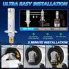LED High Low Beam Headlight With Fan 6000K High Brightness For VW Golf MK4 1997-2001 2002 2003 Canbus Turbo Car Headlamp