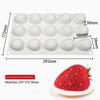 .1pc Silicone Baking Molds For Strawberry Fruit Dessert Mousse Mold Silicone Cake Mold Cake Decorations Reusable Making Moulds