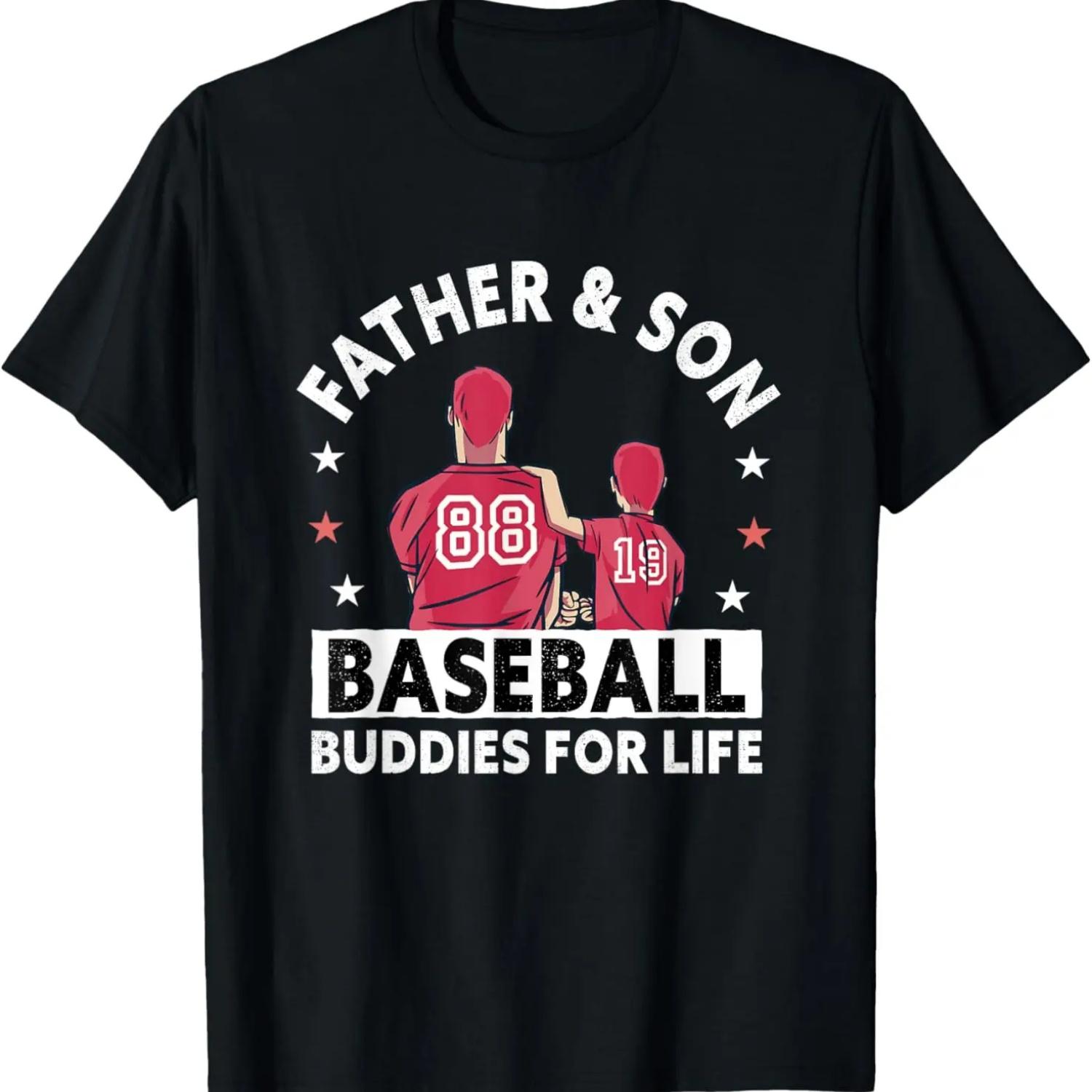 

Baseball Buddies For Life - Father & Son Baseball T-Shirt XXXXXL чёрный