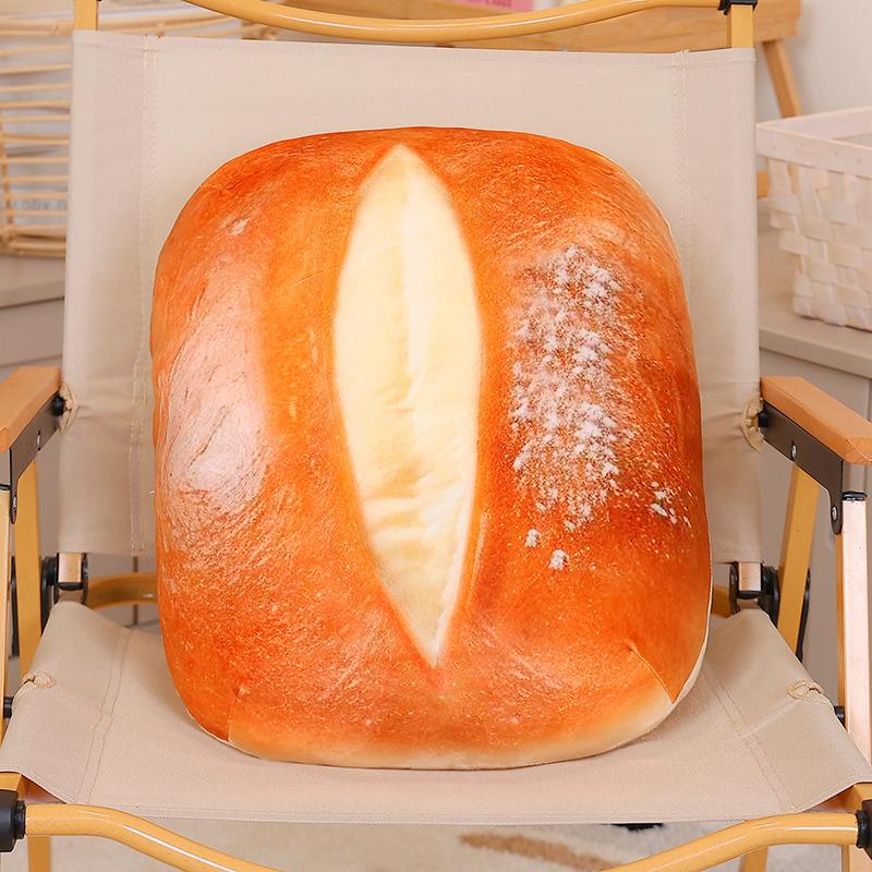 Creative Simulation Cream Bread Plush Toy Big Bread Doll Home Sofa Pillow Cushion Girl Ragdoll 25cm（0.16kg）