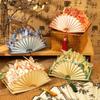 Creative Book Lamp Poetry Calligraphy Fan-shaped Paper Lamp DIY Handmade Material Package Home Bedroom Decoration Night Light Student Couple Gift