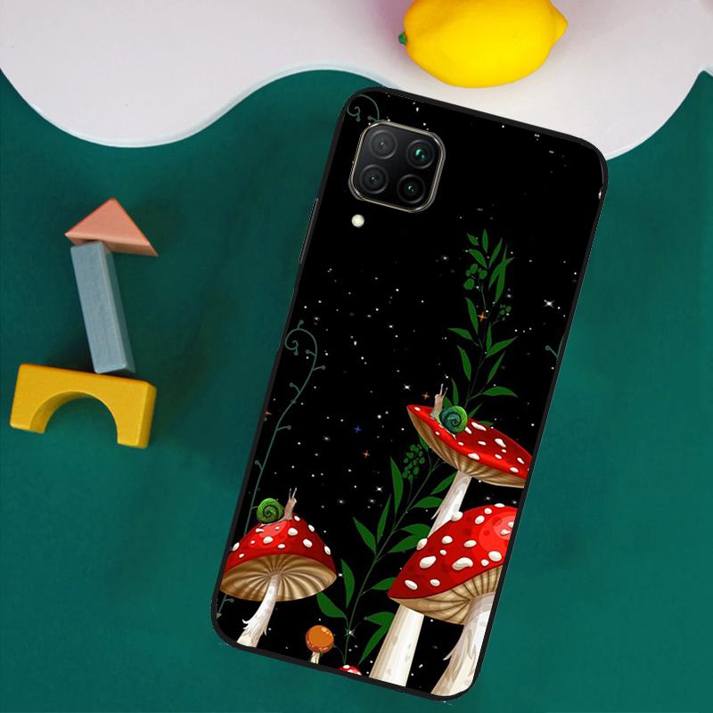 Mushroom Moon Shroom Farmer Case For Huawei P30 Pro P20 P40 Lite Nova 8i 3i 7i 11i 9 10 SE 5T Y60 Y61 Y70 Y90 Y91 Cover