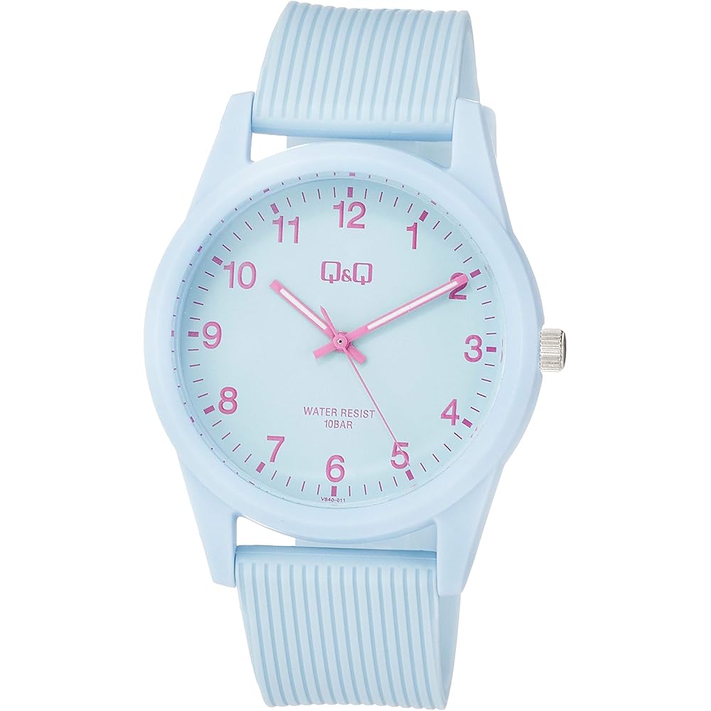 Citizen Q&Q Analog Waterproof Watch with Urethane Strap for Women Blue