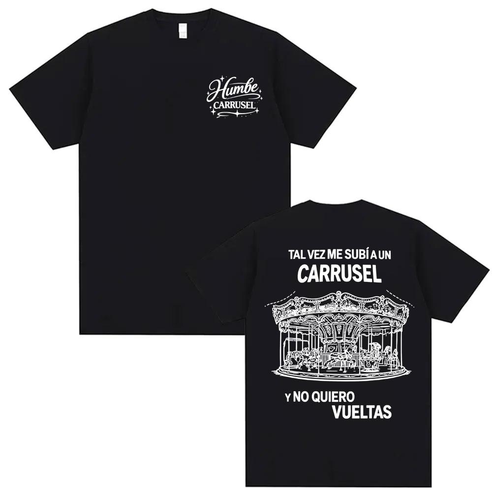 

Singer Humbe Carrusel Album Graphic T Shirt Men s Clothing Fashion Summer High Street T-shirts Cotton Loose Short Sleeve T-sh... 5XL