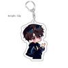 Mezzanine Layer Acrylic Character Keychain Cute Bag Hanging Ornament