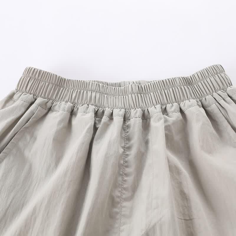 Montagut Boys' Summer Lightweight Wide-Leg Casual Pants
