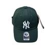 Unisex Dark Green Embroidered 47 Brand NY-LA Baseball Cap with Curved Brim