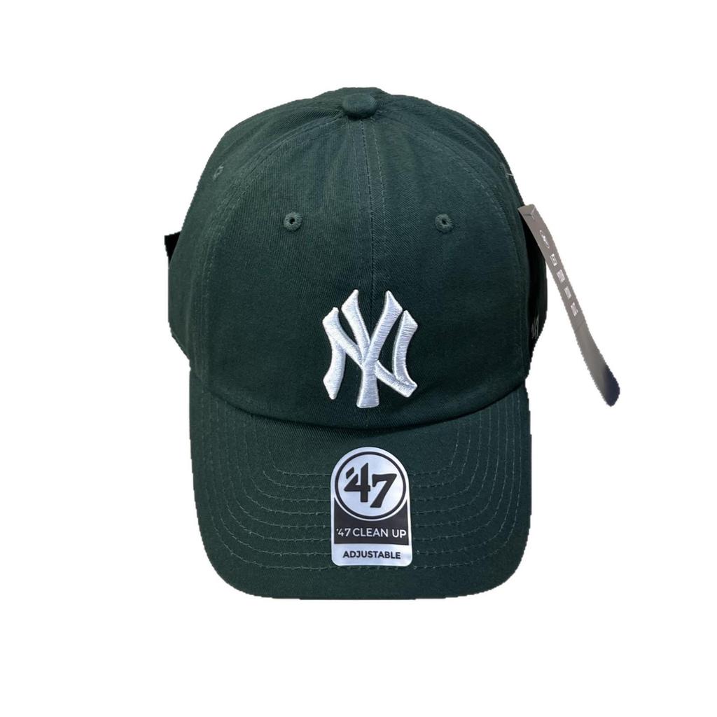 Unisex Dark Green Embroidered 47 Brand NY-LA Baseball Cap with Curved Brim