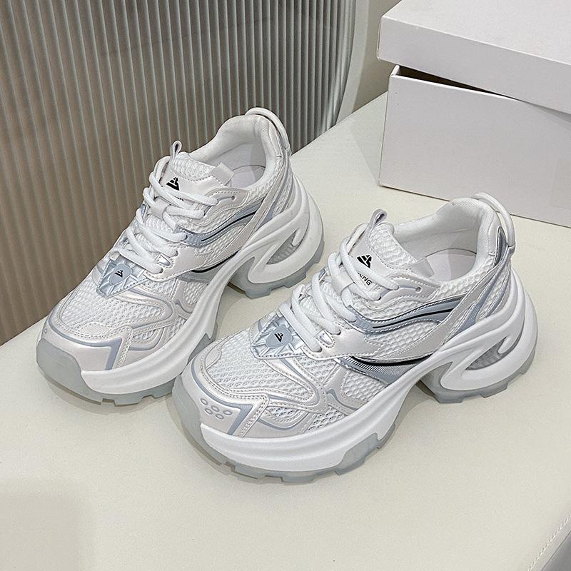 

Women s Chunky Sneakers Fashion Casual Shoes Outdoor Sport Shoes for Female Mesh Breathable Tenis Women Vulcanize Shoes 40