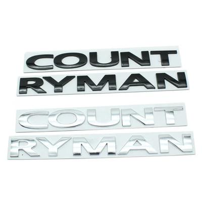 Pegatina de Coche con Logo de Letra Original COUNTRYMAN para Accesorios de Modificación Calcomanía Universal Estándar de Metal para la Parte Trasera del Cuerpo del Maletero