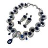 Liu Yifei'S Same Spirit Snake Luxury Bridal Jewelry Set, All Zircon Necklace, Zircon Earrings Jewelry.