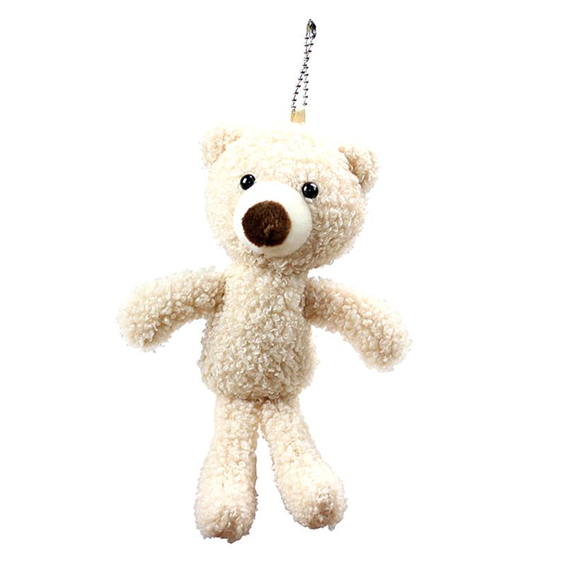 Cute Stuffed Bear Dolls Soft Mini Animal Plush Keychain Room Decorations Car Decoration Props