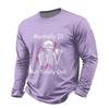 Men's Halloween Long Sleeve Crewneck Casual T-Shirt
