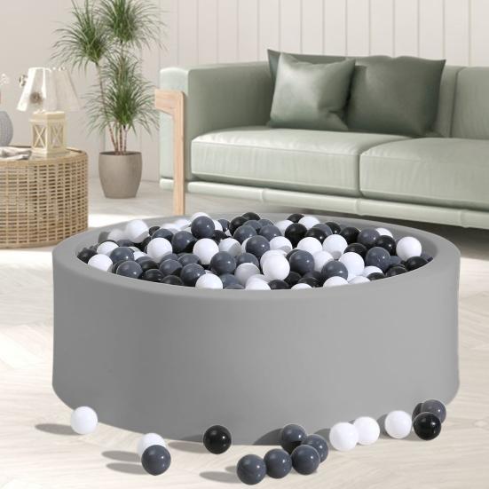 100Pcs Pit Balls Set for Toddlers Phathalate Free BPA Free Balls Durable Colorful Balls Sensory Toy for Play Tent Tunnel Pool