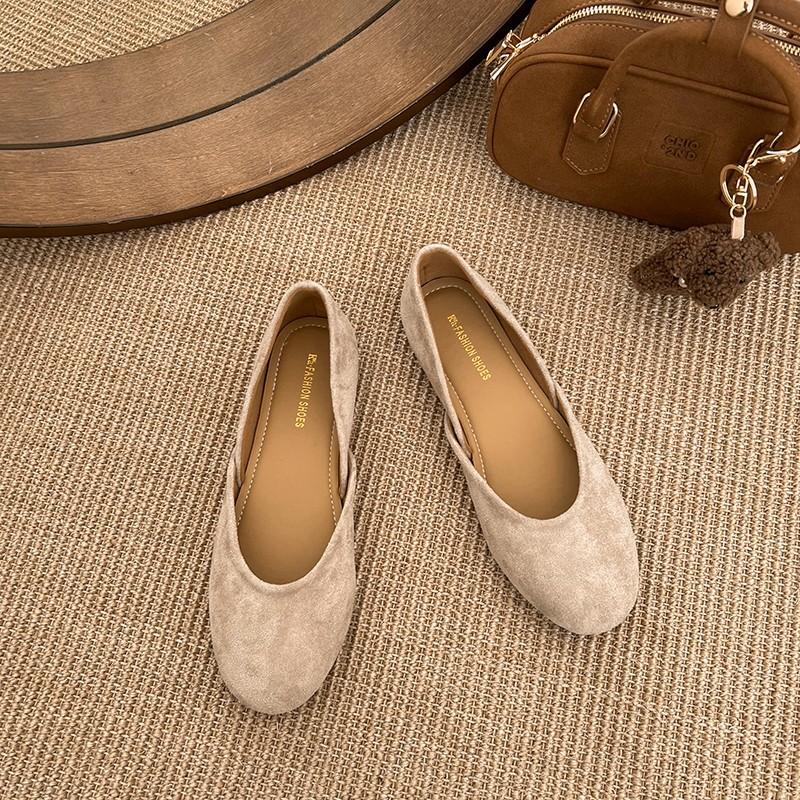 

Модные балетки Женские лоферы Туфли Неглубокие Замшевые Уютные Мягкие Сандалии Лето 2025 Женская Повседневная Платье Спортивная Обувь Дизайнерская 35