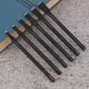 6pcs Leather Punch Set 3-12mm Flat Tip Straight Punch Hollow Cutter DIY Leather Craft Tool Belt Hole Punch Hand Tool Set