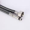 Faucet accessories 2PCS 60cm stainless steel nylon braided hose bathroom heat-resistant faucet basin sink kitchen hose G1/2 G3/8