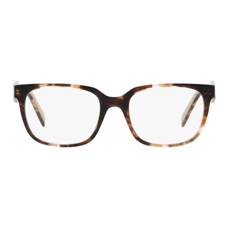 Prada Original Design Acetate Rectangular Optical Frame Unisex Couple Model Tortoiseshell