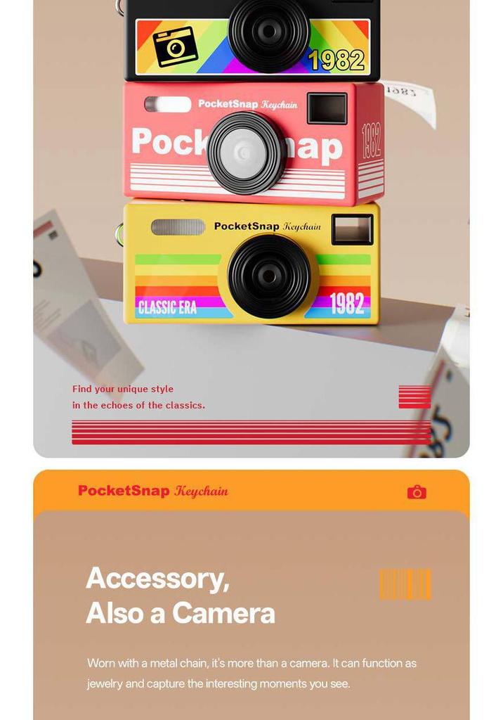 Retro Campus Student Mini HD Camera for Photos & Videos