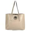 FENDI With porch Logo F-Is Bag Shoulder Bag Tote Bag Shoulder Bag Leather Beige