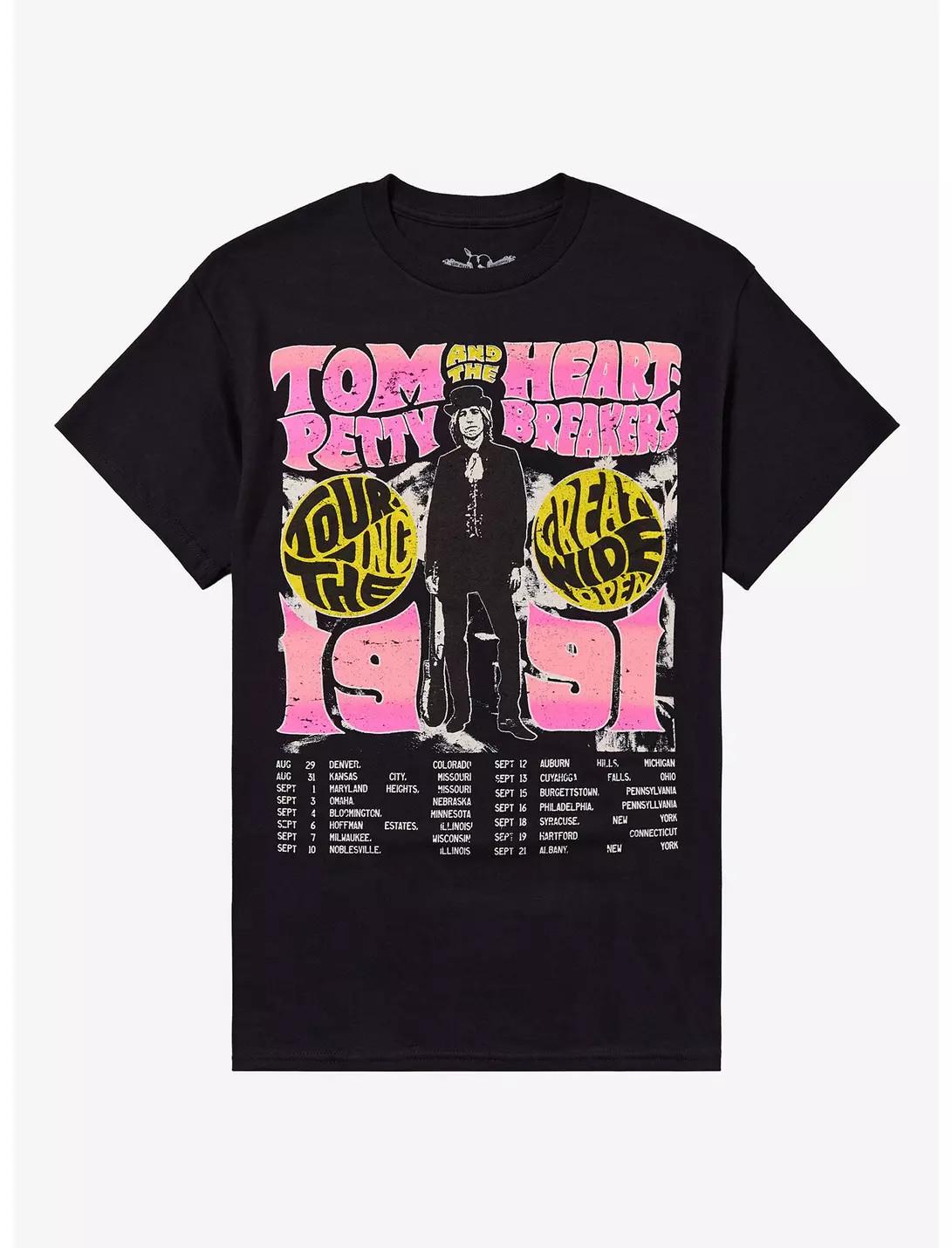 Tom Petty And The Heartbreakers Touring The Great Wide Shirt NI356 FREE SHIPPING L
