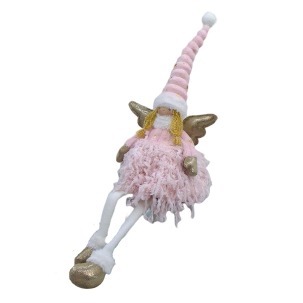 Christmas Little Angel Girl Doll Cartoon Princess High Hat Doll Window Display Long Leg Christmas Doll