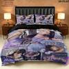 Ariana Grande Bedding Quilt Set Quilt Cover Pillowcase Home Decoration Birthday Gift (1 * duvet cover + 2 * pillowcase, without core)